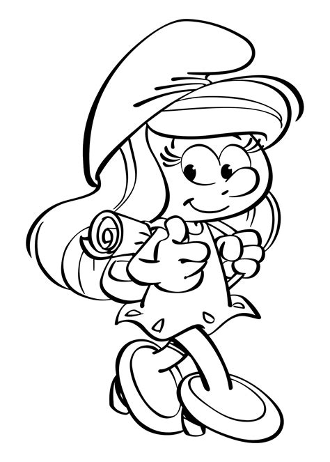 smurfette coloring page|free printable coloring pages smurfs.